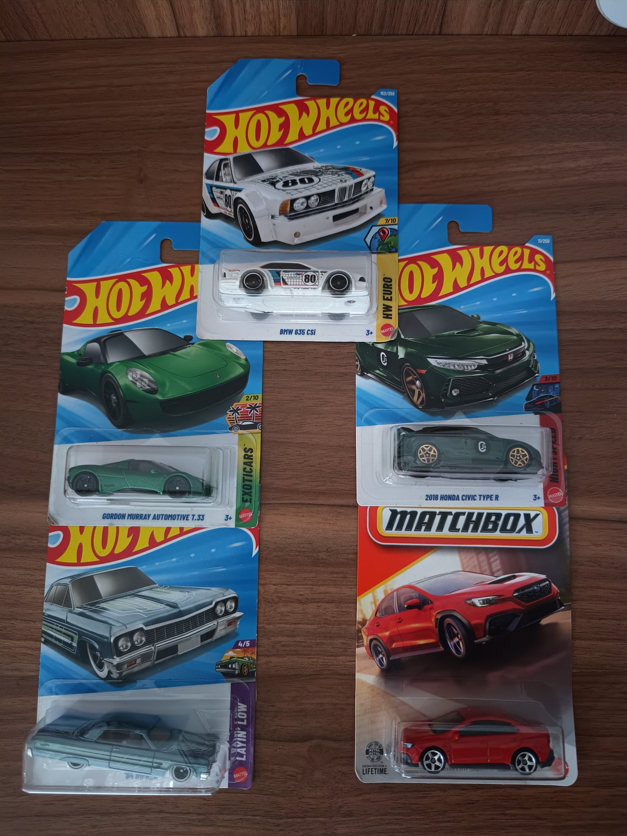 BMW 635CSI (set of 5)