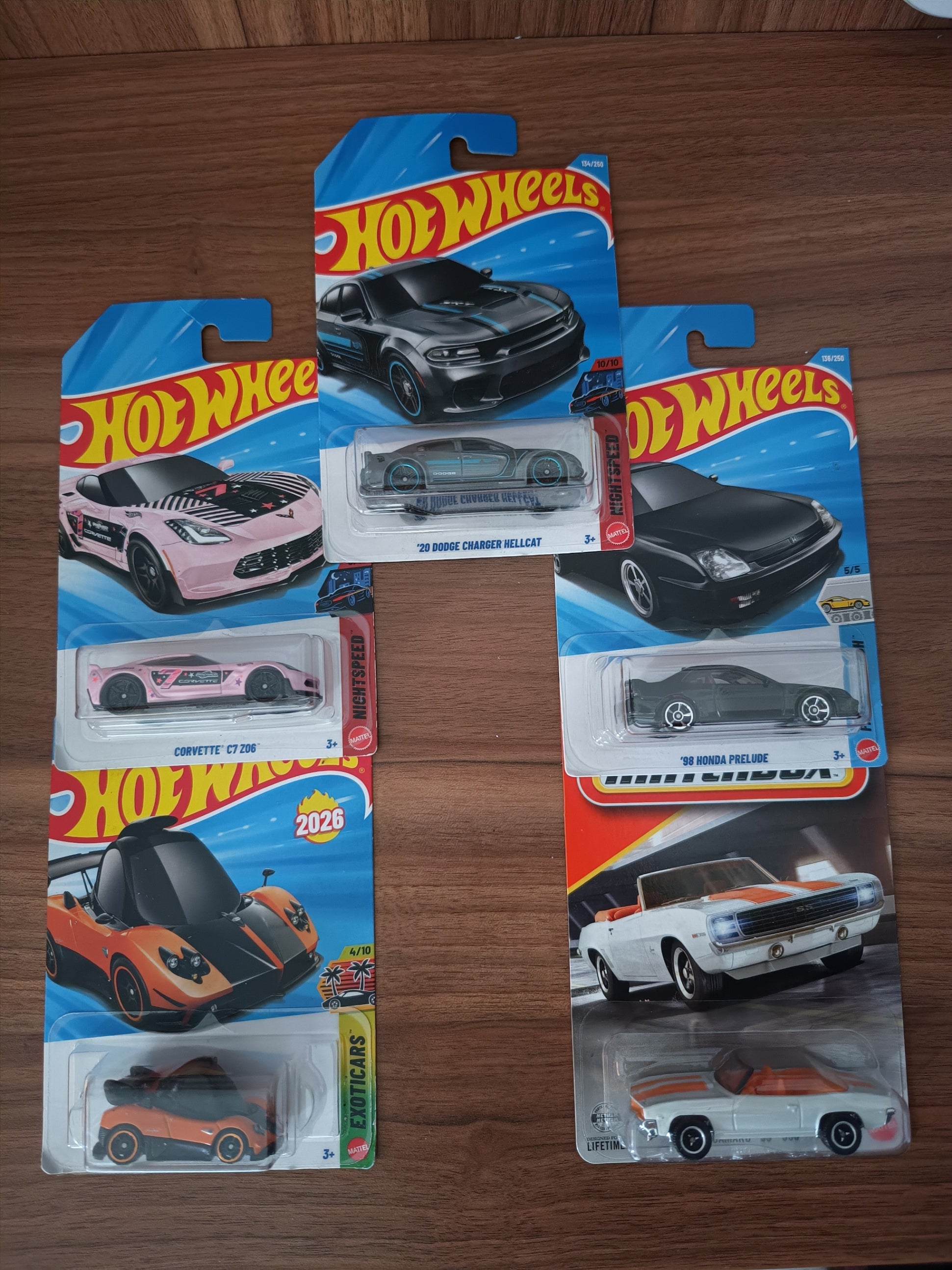 Dodge Charger Hellcat (set of 5)
