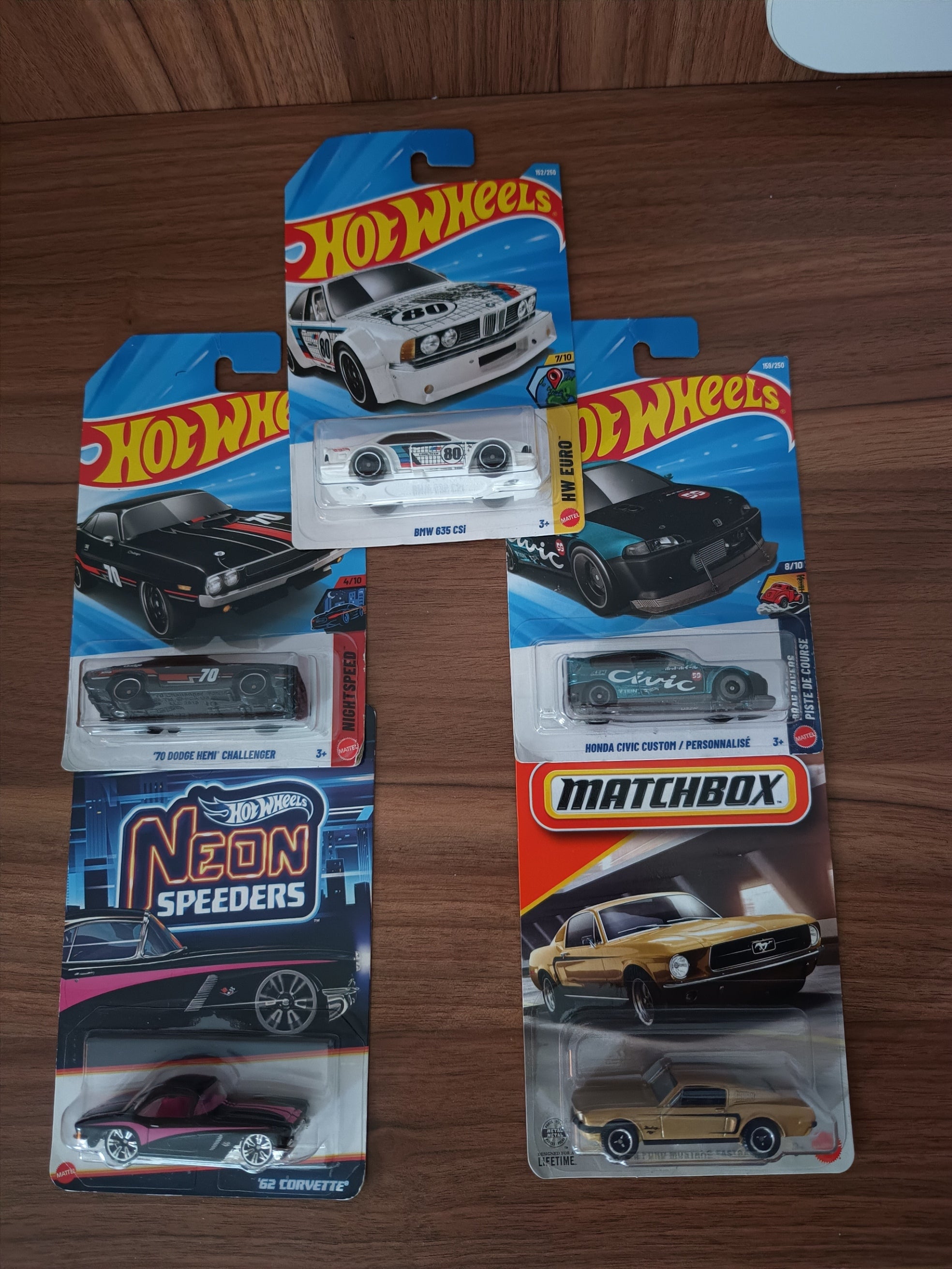 BMW 635 CSi (set of 5)